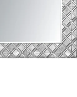 Specchio EVETTES 80 cm 80 cm Metallo Argento