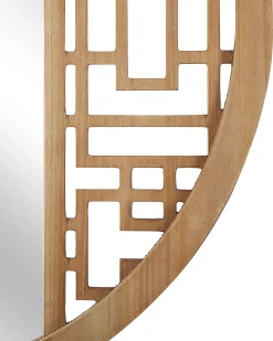 Specchio FIRMINY 60 cm 60 cm Legno di abete Marrone chiaro