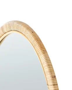 Specchio FOISSY 50 cm 70 cm Rattan Naturale