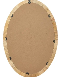Specchio FOISSY 50 cm 70 cm Rattan Naturale