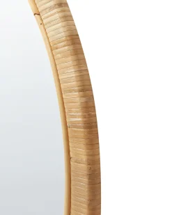 Specchio FOISSY 50 cm 70 cm Rattan Naturale