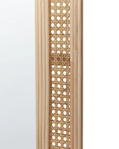 Specchio FRANEY 50 cm 120 cm Rattan Naturale