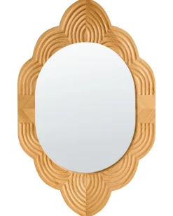 Specchio FRESVILLE 62 cm 100 cm Legno di pino Marrone chiaro