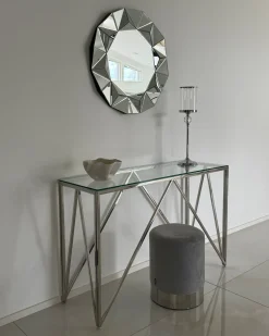 Specchio HABAY 70 cm 70 cm Argento
