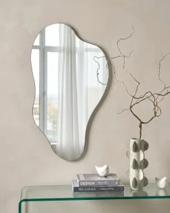 Specchio HERRY 46 cm 76 cm Argento