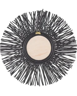 Specchio KALASIN 60 cm 60 cm Rattan Nero