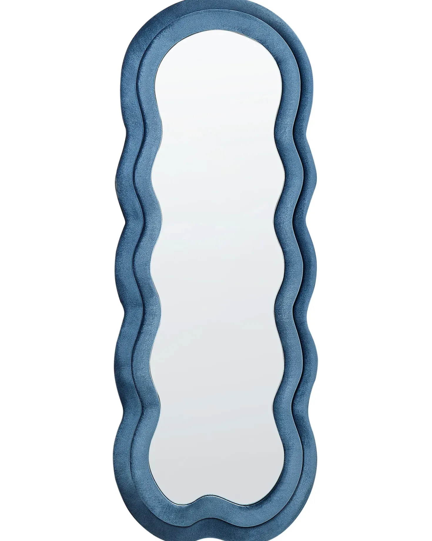 Specchio LACS 57 cm 160 cm Velluto Blu