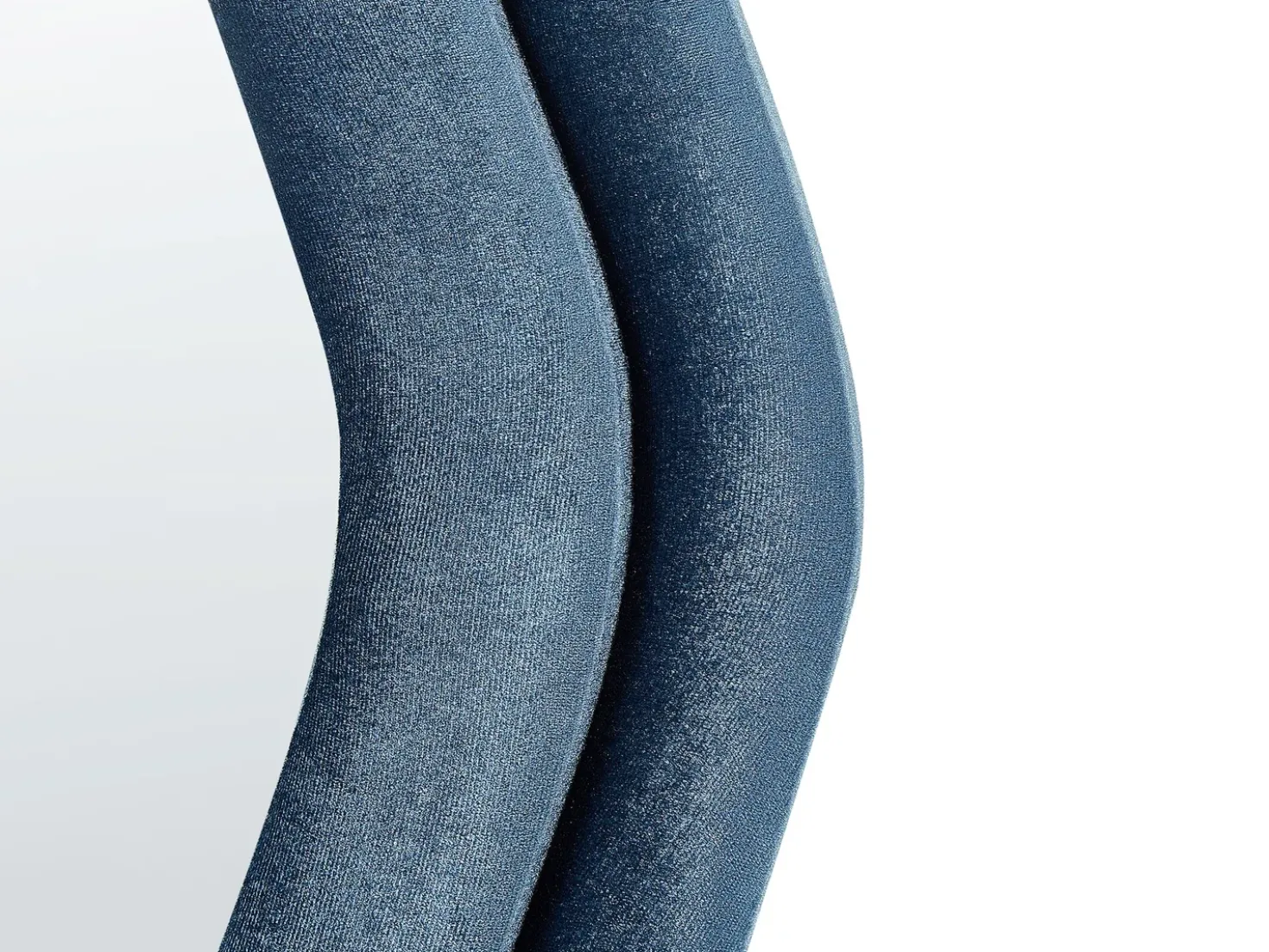 Specchio LACS 57 cm 160 cm Velluto Blu