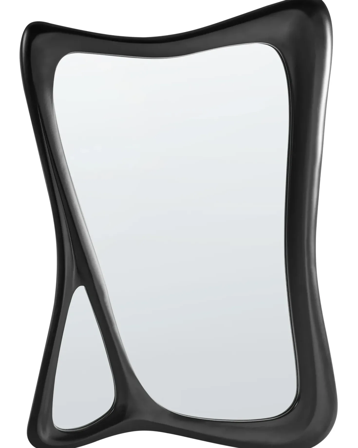 Specchio LANESTER 70 cm 100 cm Nero