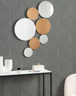 Specchio LAXOU 57 cm 90 cm Rame