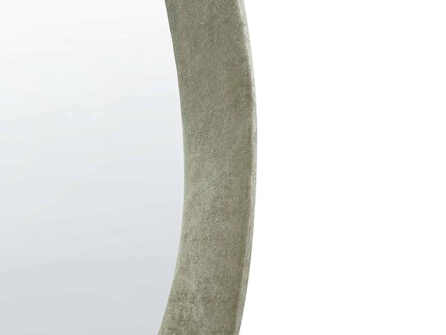 Specchio LENAX 59 cm 90 cm Velluto Verde oliva