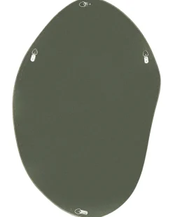 Specchio LENAX 59 cm 90 cm Velluto Verde oliva