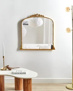 Specchio LIVRY 71 cm 71 cm Metallo Oro