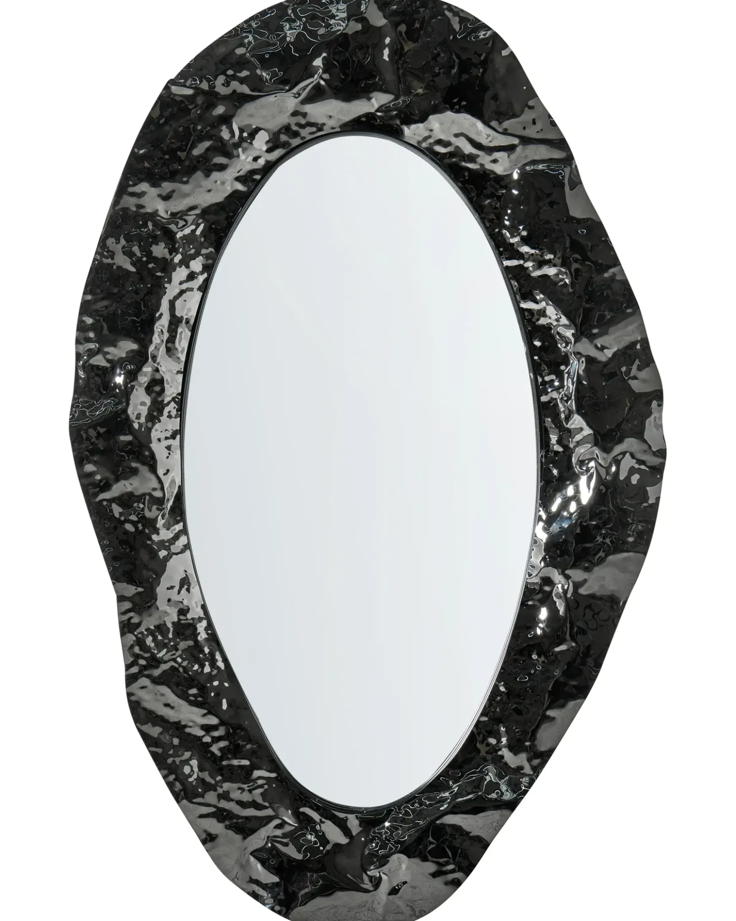 Specchio LOGNES 56 cm 95 cm Nero
