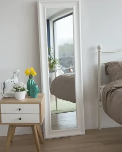Specchio LUNEL 51 cm 141 cm Bianco