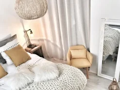 Specchio LUNEL 51 cm 141 cm Bianco
