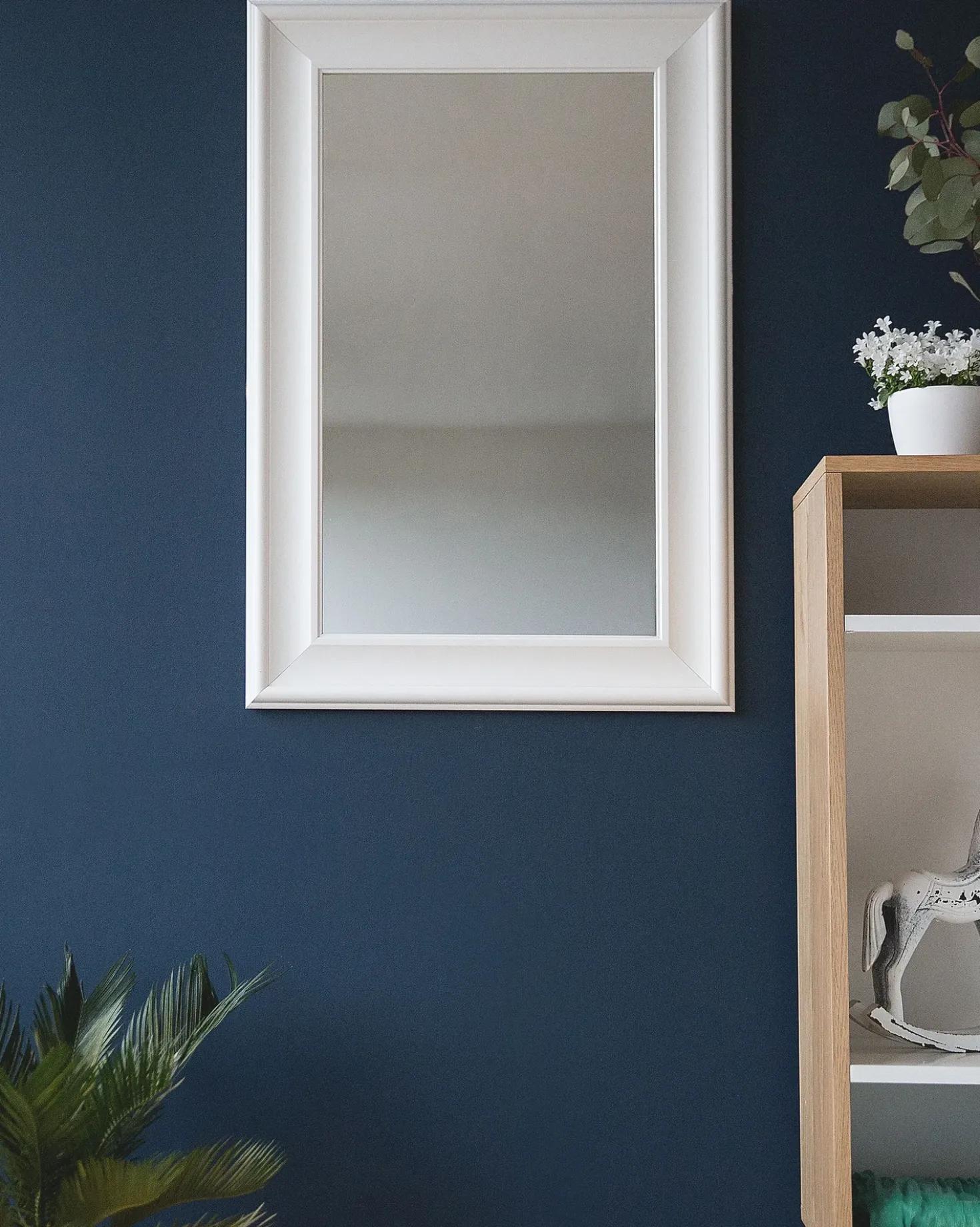 Specchio LUNEL 60 cm 90 cm Bianco
