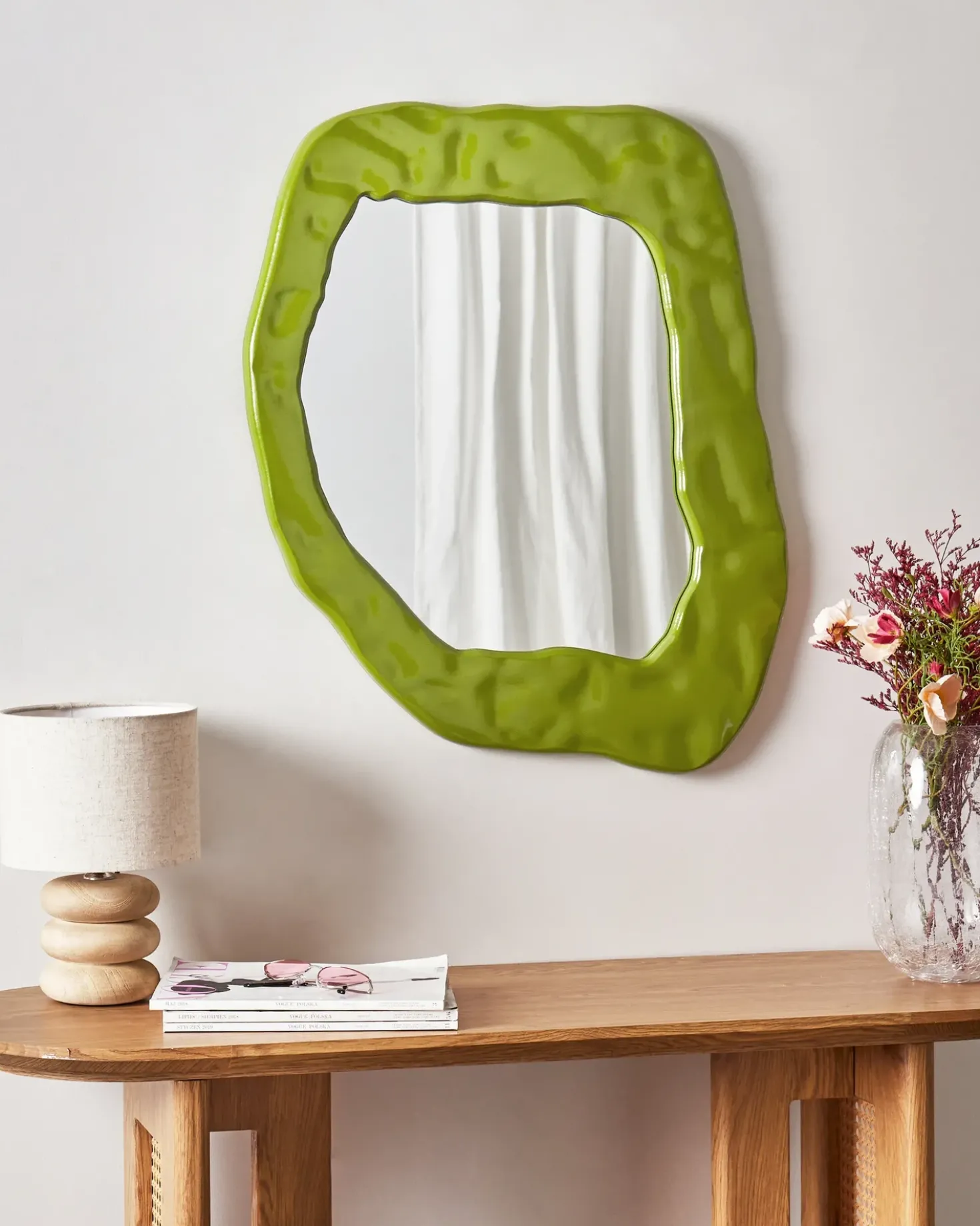 Specchio MARTYRE 57 cm 74 cm Verde
