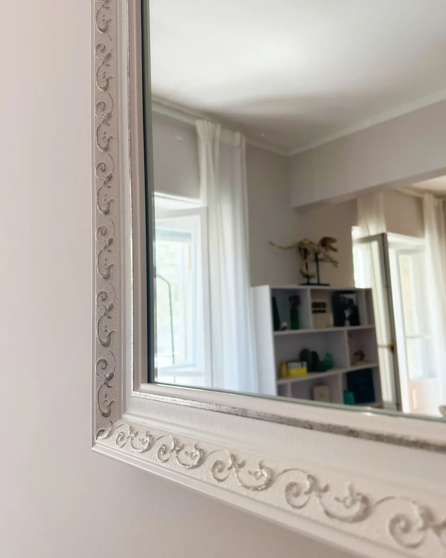 Specchio MAULEON 50 cm 130 cm Bianco sporco