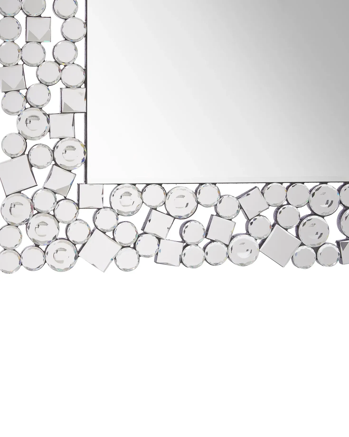Specchio MERNEL 60 cm 90 cm Argento
