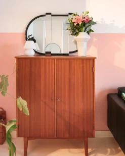 Specchio MICHERY 60 cm 90 cm Nero