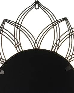 Specchio MILLY 67 cm 67 cm Metallo Oro
