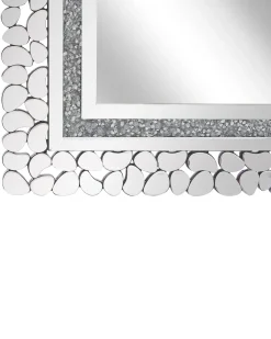 Specchio PABU 60 cm 90 cm Argento