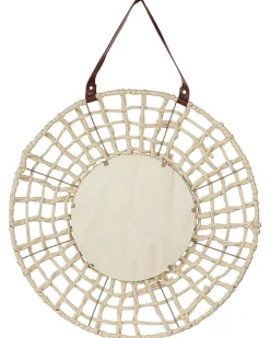 Specchio PALACI 60 cm 60 cm Corda di carta Naturale