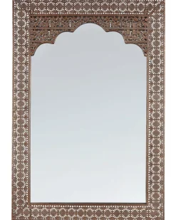 Specchio PALI 60 cm 90 cm Metallo Rame