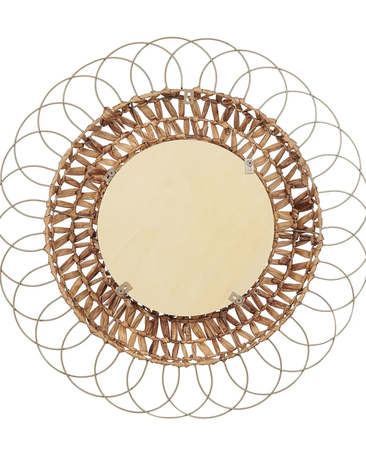 Specchio PAMOL 67 cm 67 cm Vimini Naturale