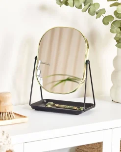 Specchio per make-up CORREZE Oro