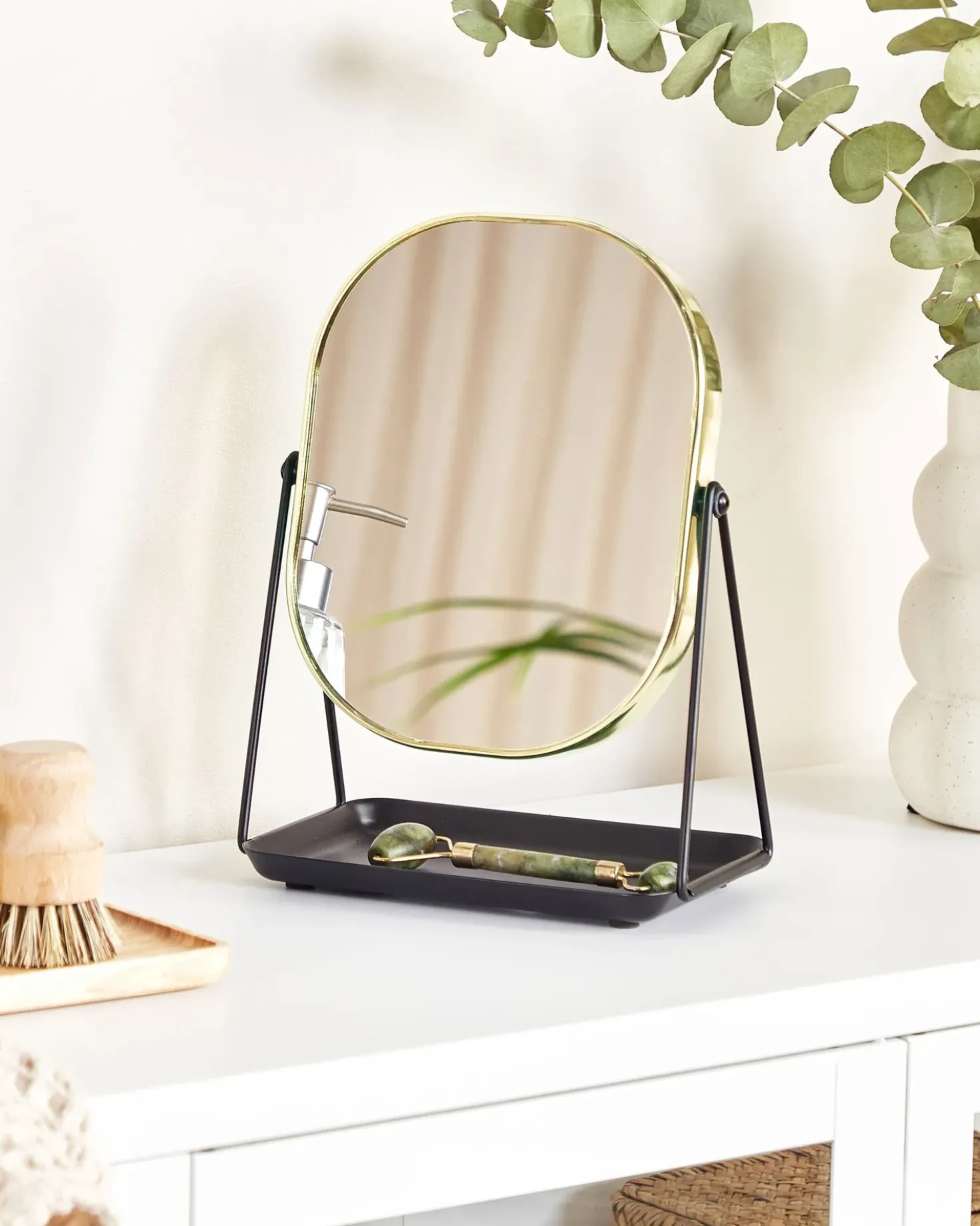 Specchio per make-up CORREZE Oro