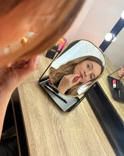 Specchio per make-up CORREZE Oro