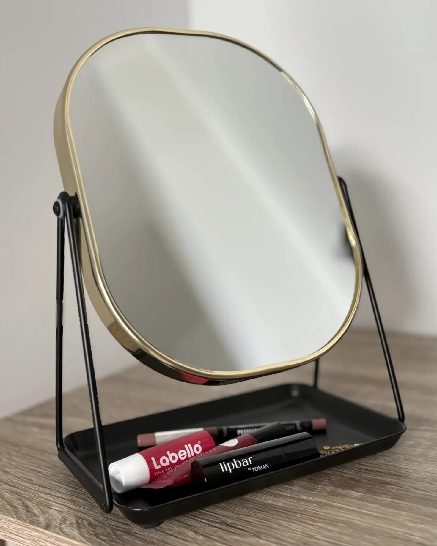 Specchio per make-up CORREZE Oro