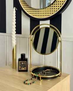 Specchio per make-up INDRE Oro