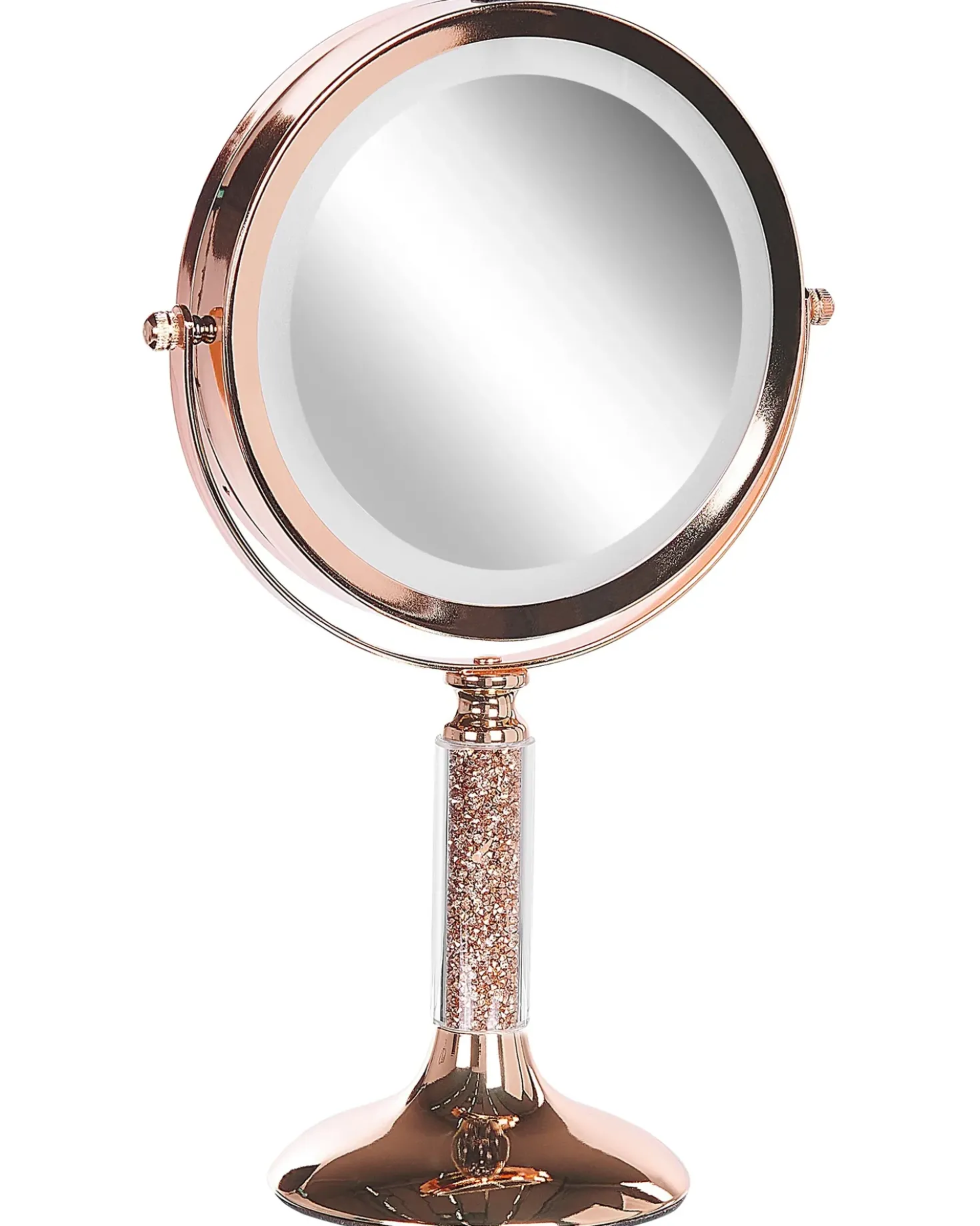 Specchio per make-up LED BAIXAS Oro rosa