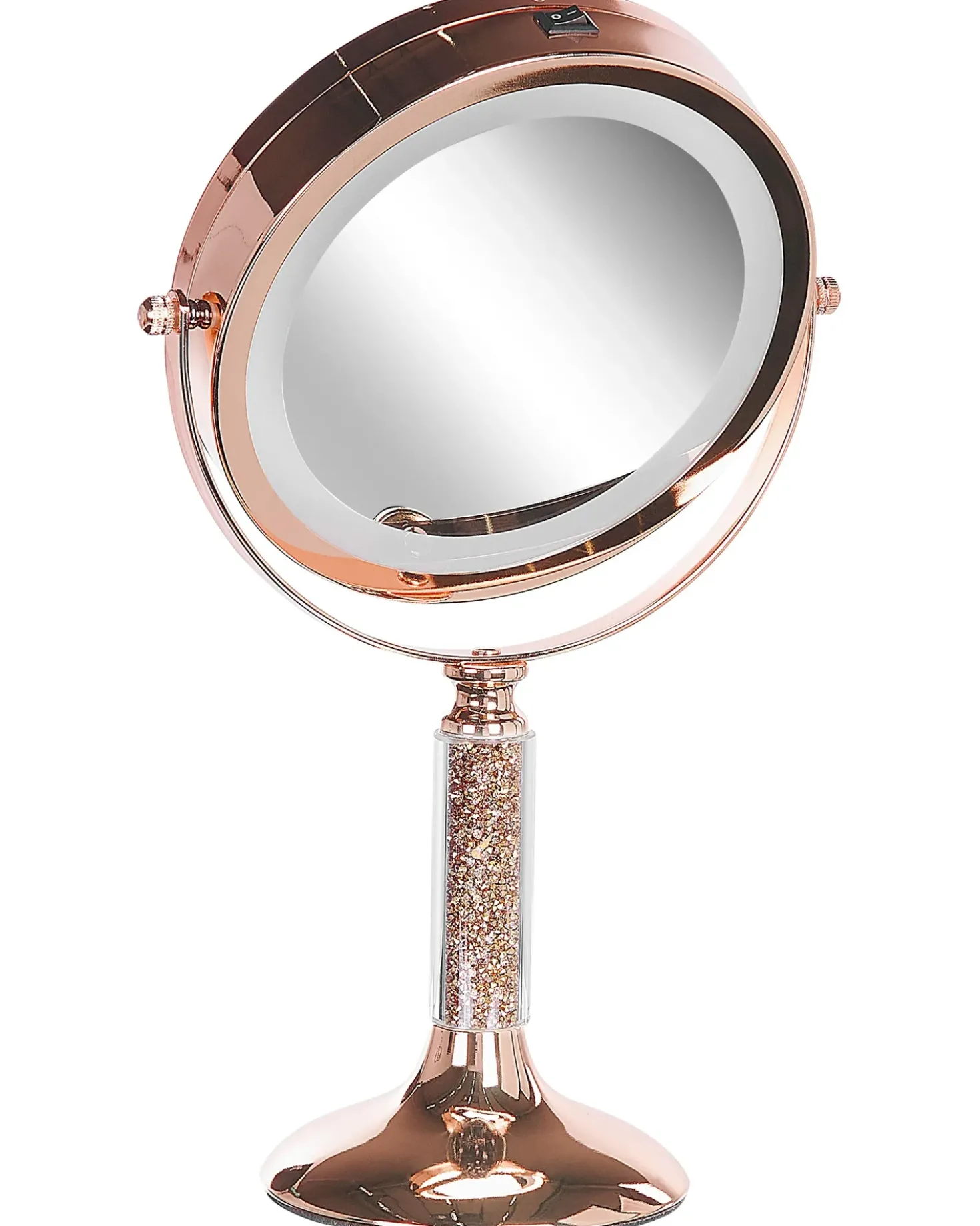 Specchio per make-up LED BAIXAS Oro rosa