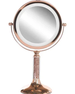 Specchio per make-up LED BAIXAS Oro rosa