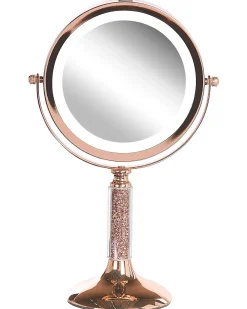 Specchio per make-up LED BAIXAS Oro rosa