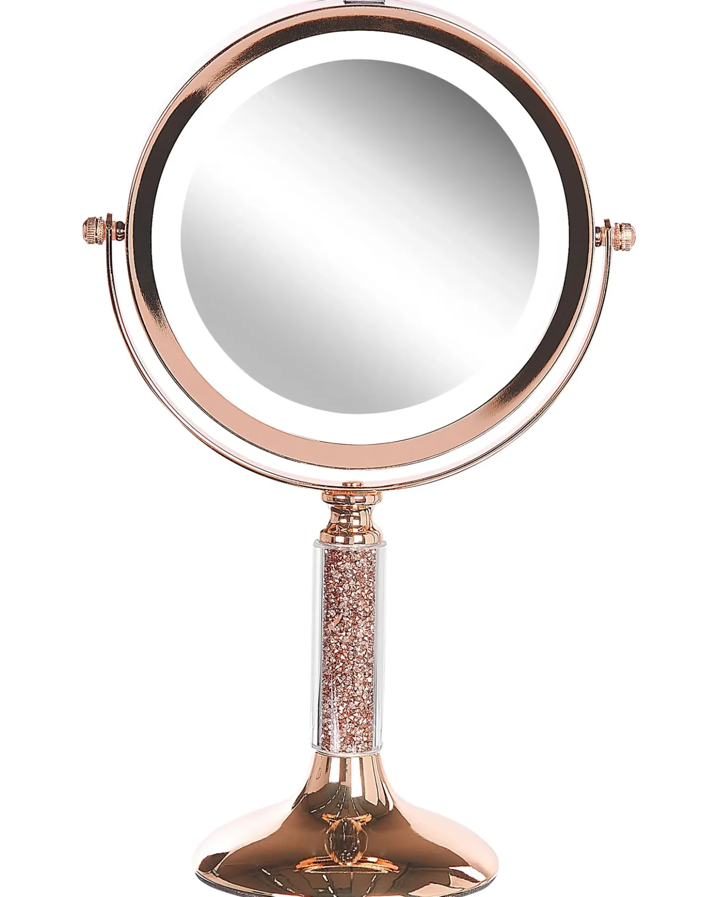 Specchio per make-up LED BAIXAS Oro rosa