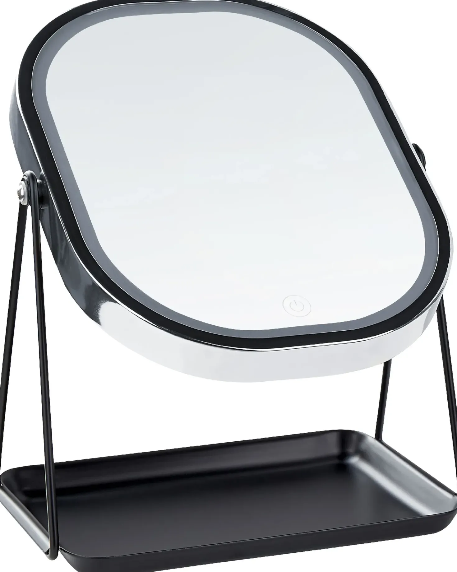 Specchio per make-up LED DORDOGNE Argento