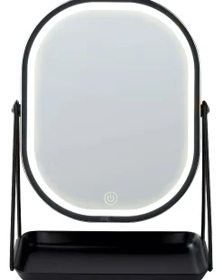 Specchio per make-up LED DORDOGNE Argento