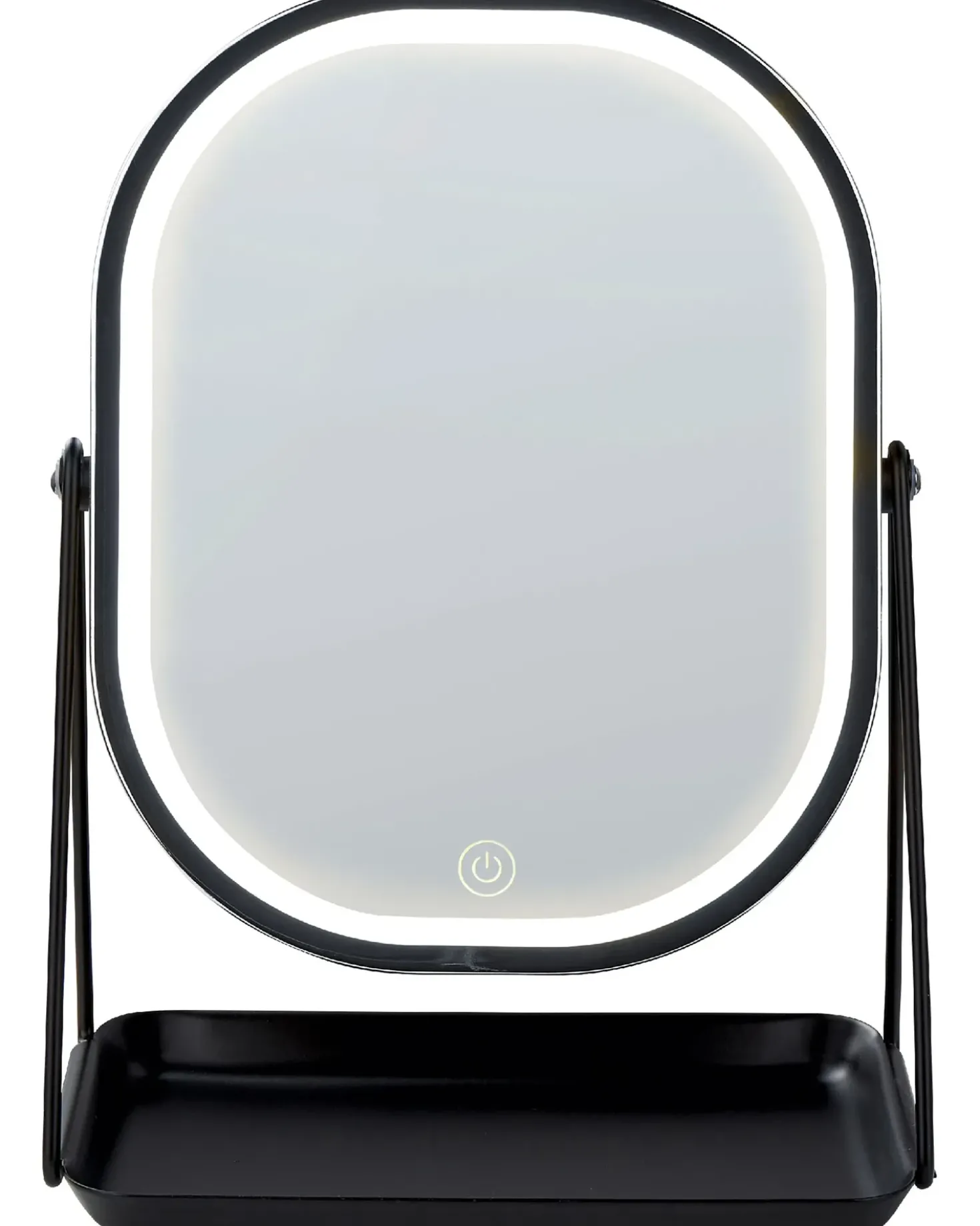 Specchio per make-up LED DORDOGNE Argento