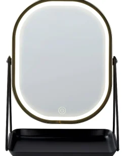 Specchio per make-up LED DORDOGNE Oro