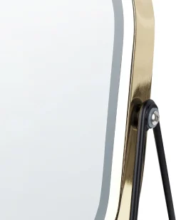 Specchio per make-up LED DORDOGNE Oro