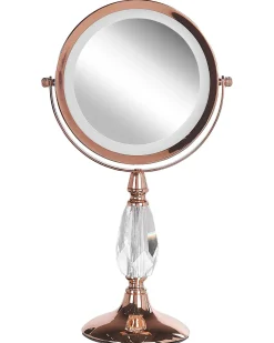 Specchio per make-up LED MAURY Oro rosa