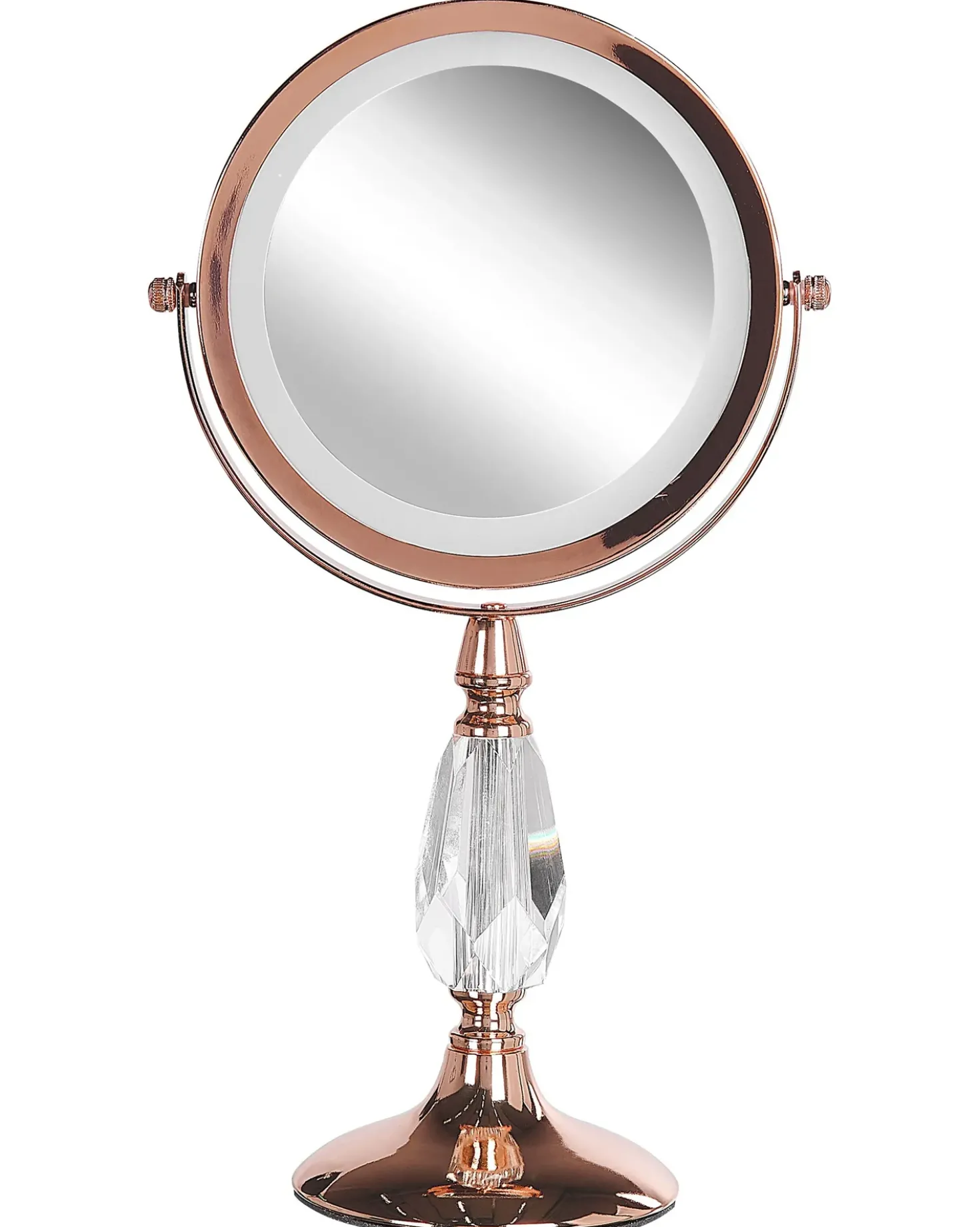 Specchio per make-up LED MAURY Oro rosa