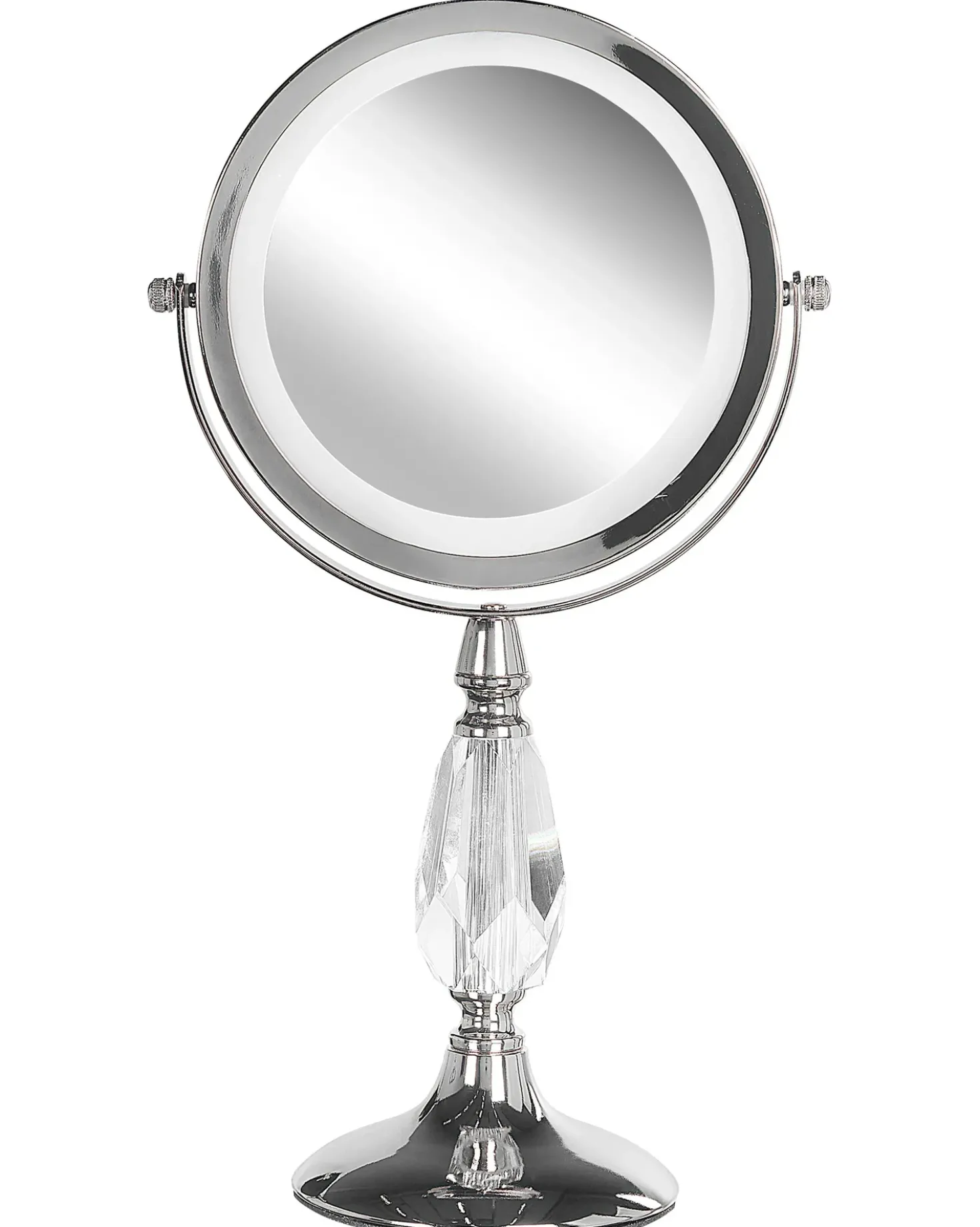 Specchio per make-up LED MAURY Argento