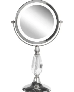 Specchio per make-up LED MAURY Argento