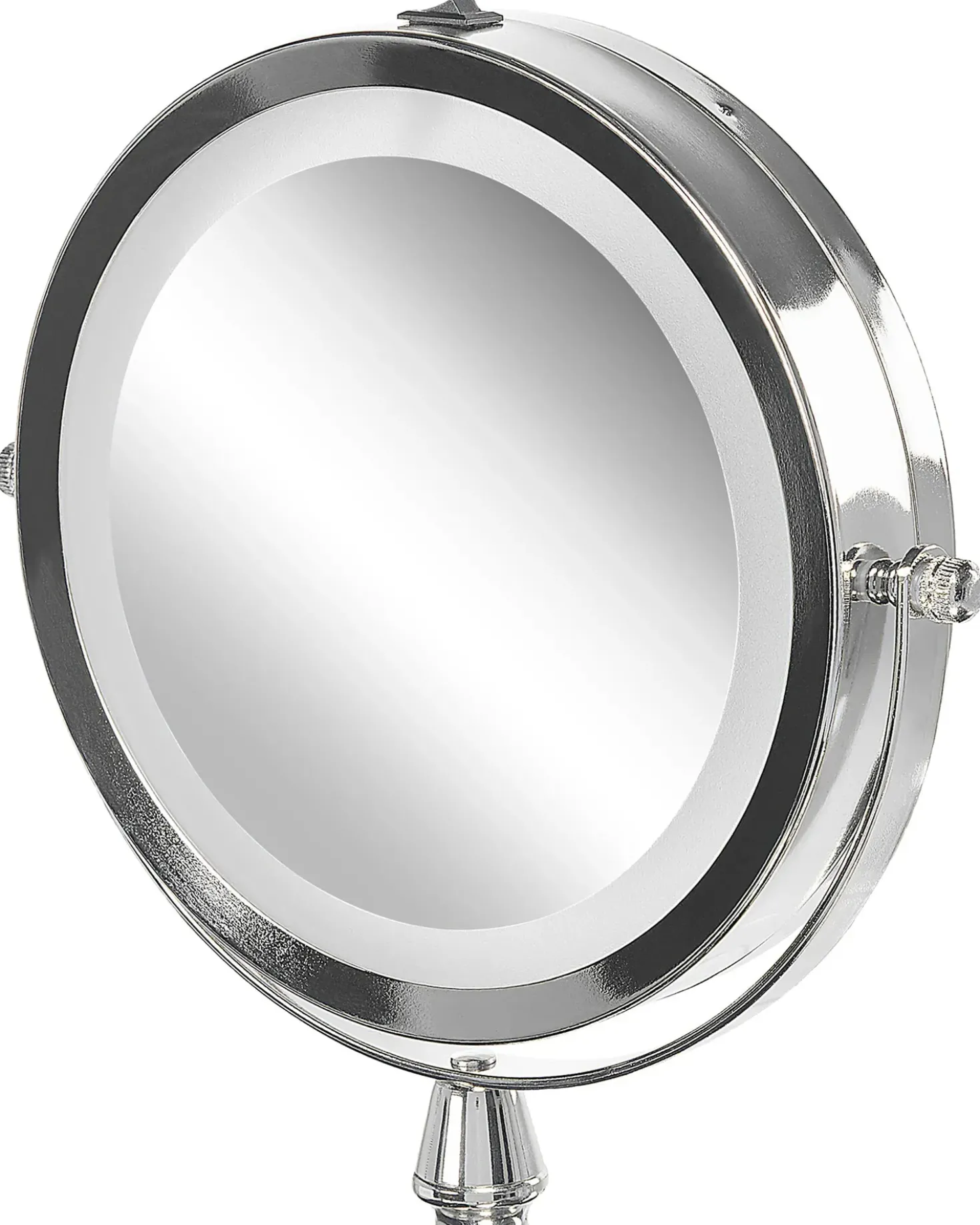 Specchio per make-up LED MAURY Argento